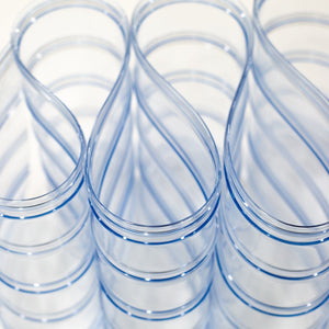 PVC Replacement Strips, Ribbed Clear (Single Strip)