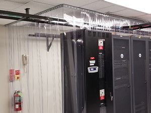 Anti Static Server Farm Datacenter Strip Curtains