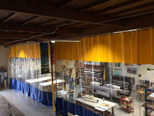 Load image into Gallery viewer, Body Shop Curtain Dividers 18 OZ Industrial Strength - Vinyl Coated Nylon - Fire Rated